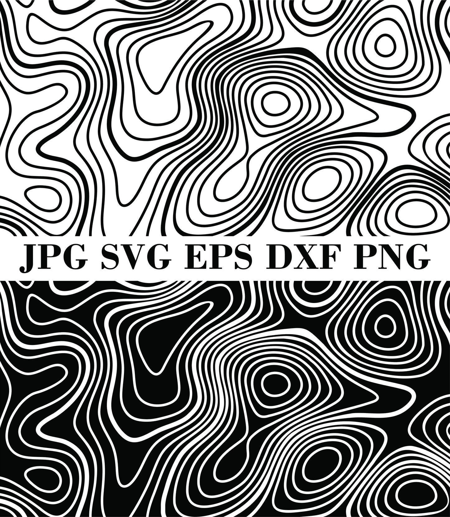 Topographic Map File Download for Mugs, Shirts, Bottles and More