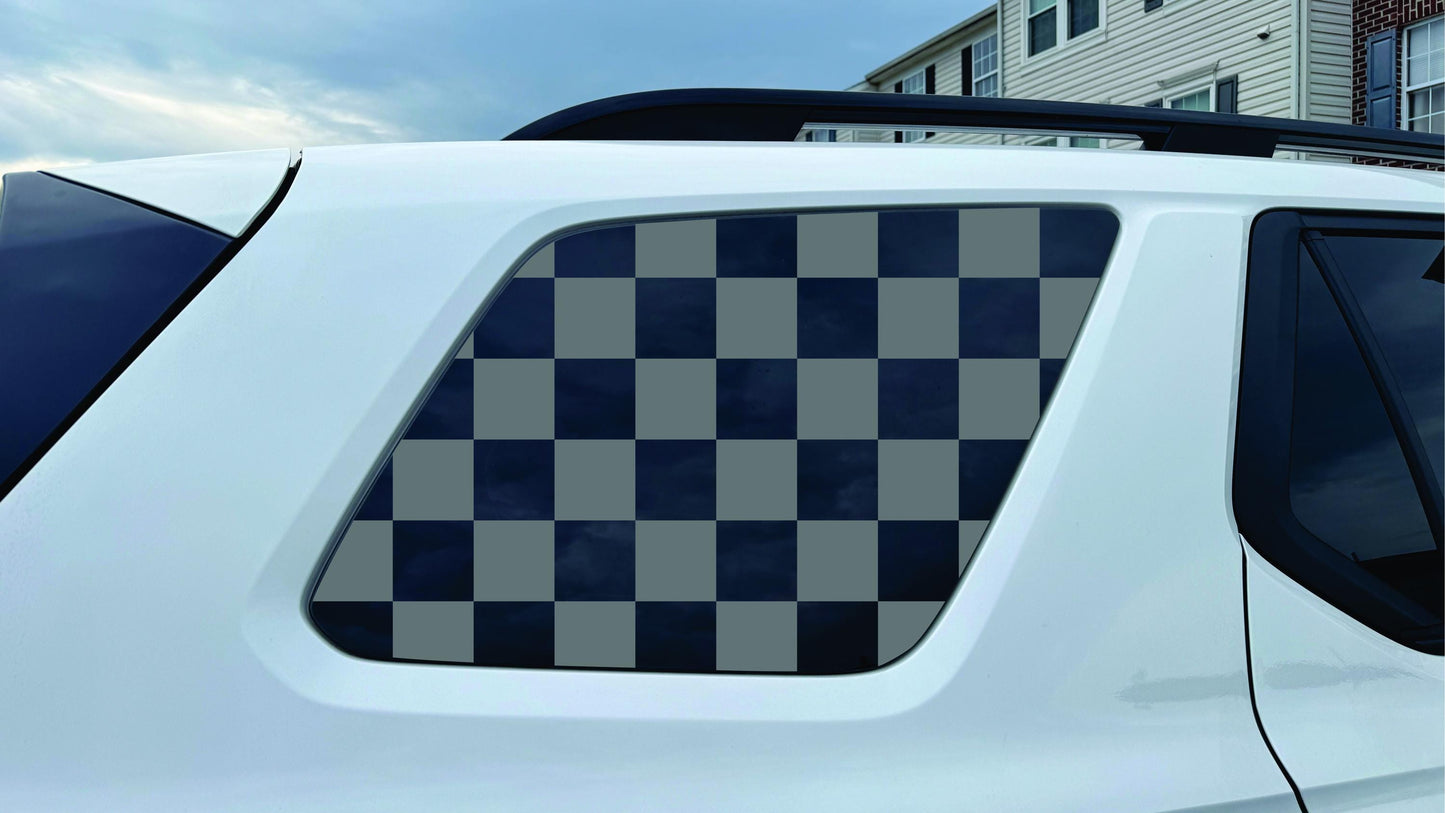 2023-2026 Honda Pilot Window Decal - Checkerboard