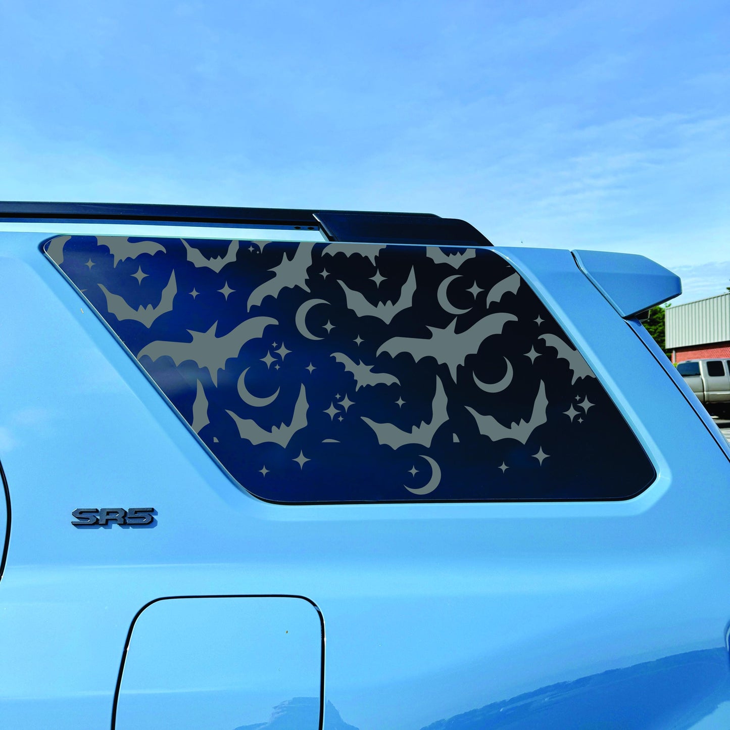 2025-2026 Toyota 4Runner - Window Decal - Matte Black Sticker - Spooky Bats