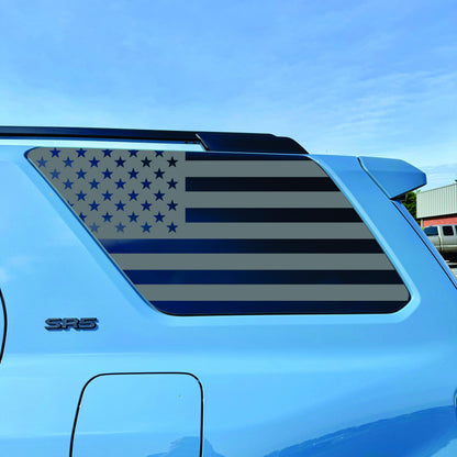 2025-2026 Toyota 4Runner - Window Decal - Matte Black Sticker - US Flag