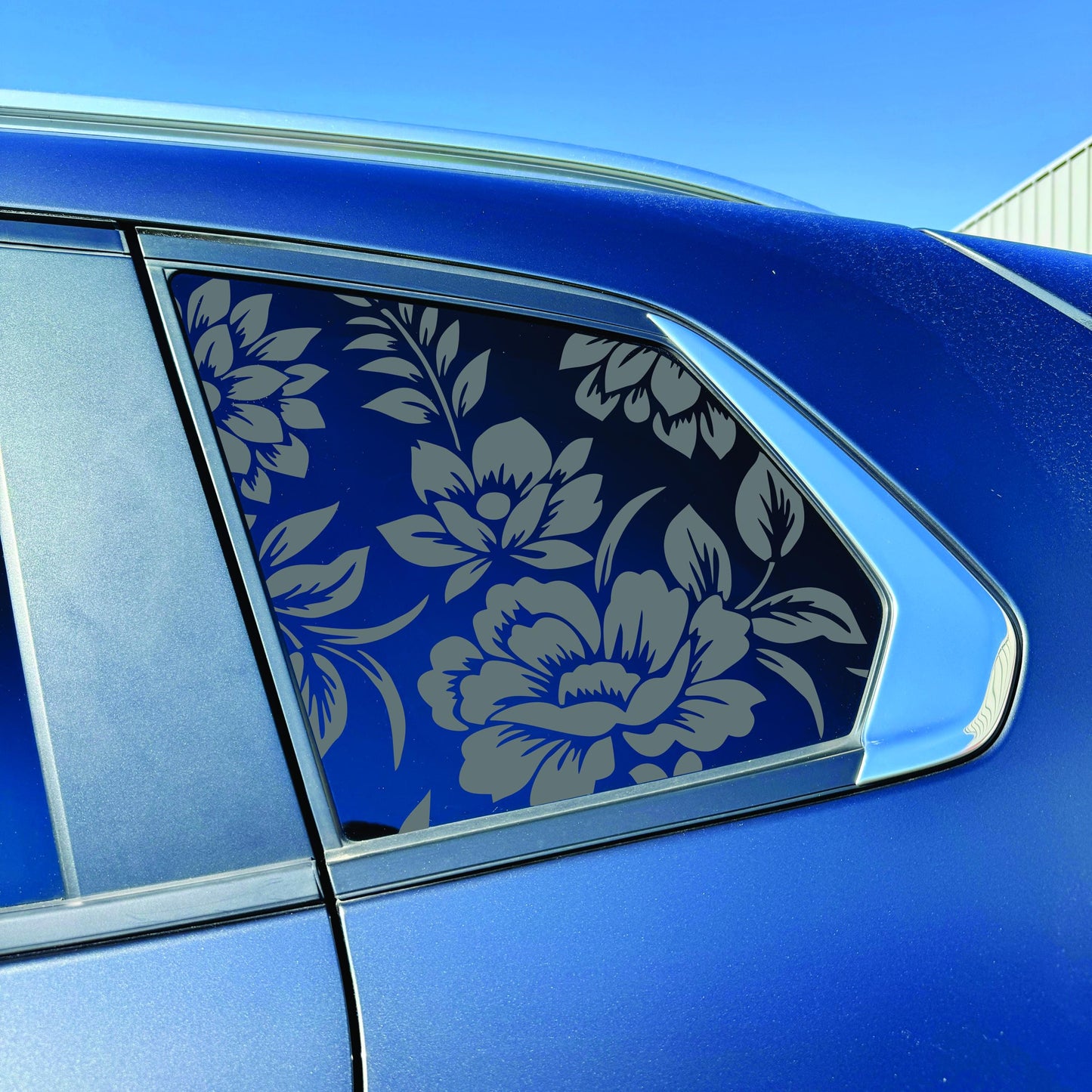 2023-2026 Mazda CX-50 Accessory - Window Decal - Matte Black Sticker - Flower Pattern