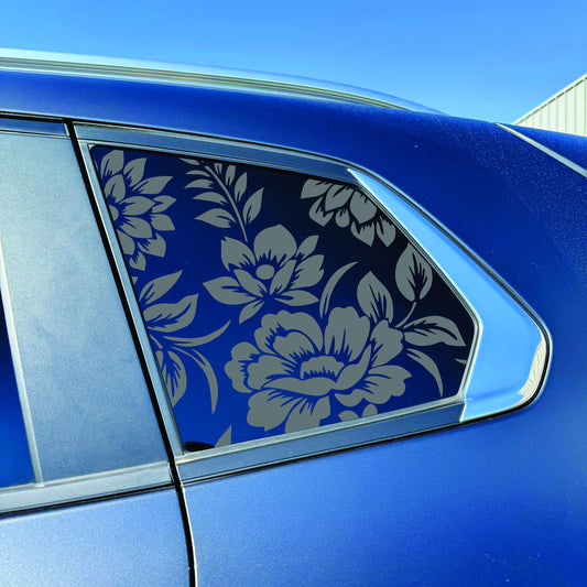 2023-2026 Mazda CX-50 Accessory - Window Decal - Matte Black Sticker - Flower Pattern