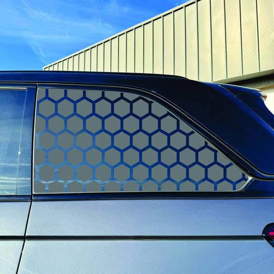 2022-2026 Jeep Grand Cherokee - Window Decal - Matte Black Sticker - Hexagon